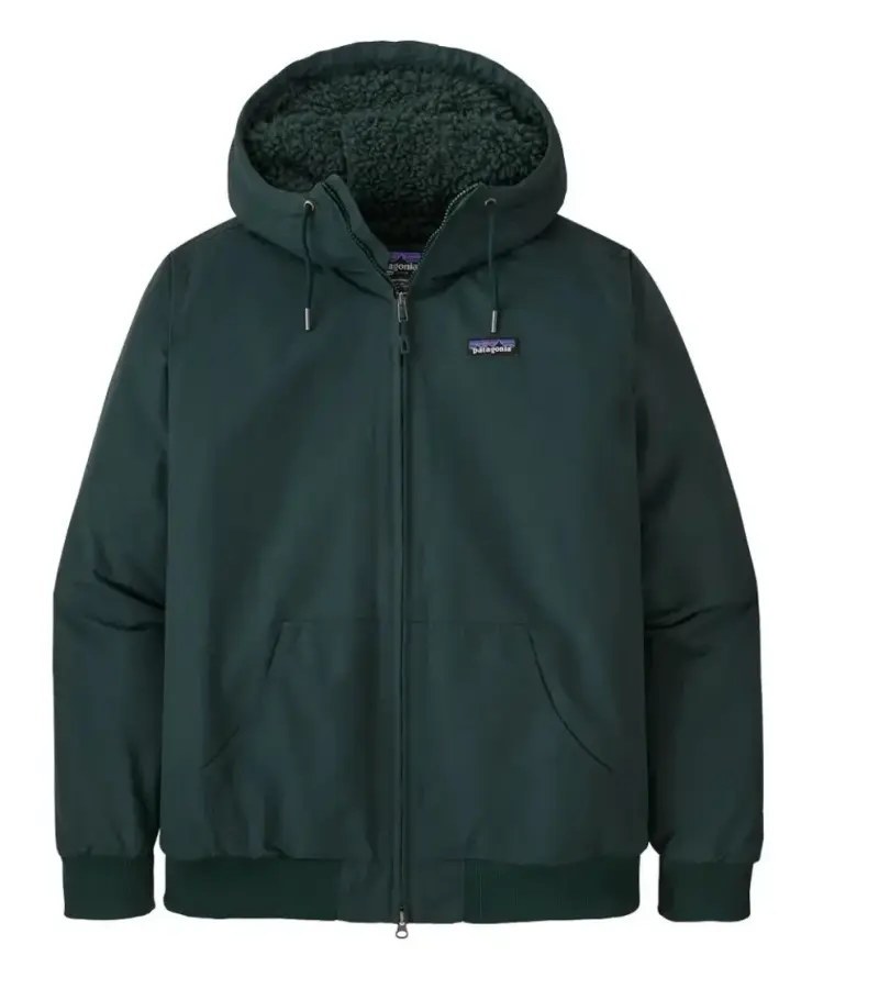 Chaqueta con capucha verde Patagonia, Unica - 3