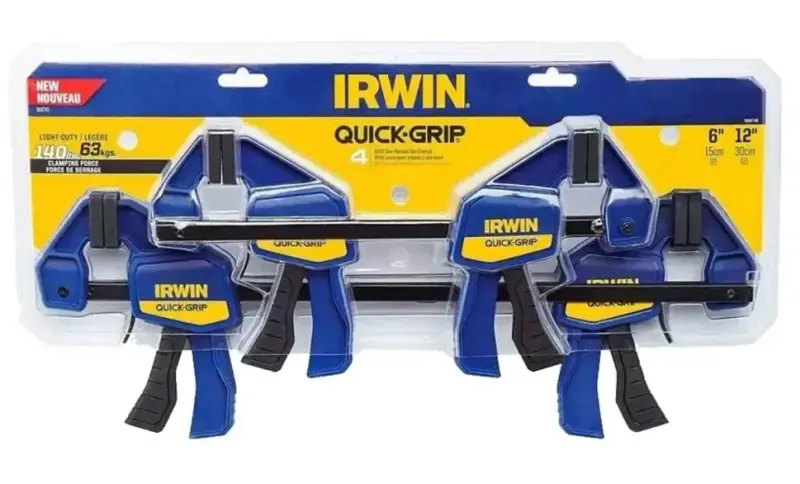 Set de 4 Prensas Irwin Quick-Grip 4 Piezas, Nuevo - 1
