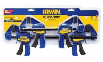 Set de 4 Prensas Irwin Quick-Grip 4 Piezas, Nuevo - miniatura 1