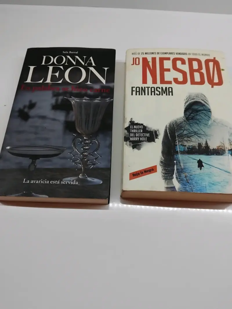 Pack de libros de misterio Donna Leon y Jo Nesbø