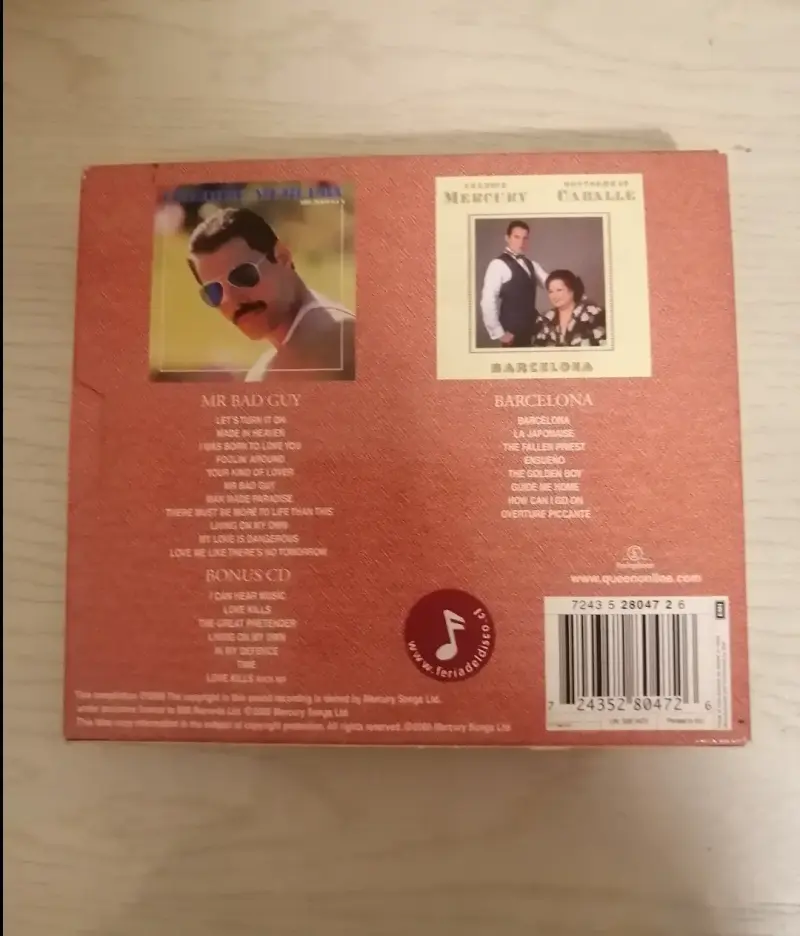 Colección de CDs Freddie Mercury Solo, Excelente - 3