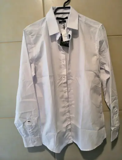 Camisa Blanca Slim Fit Zibel para Hombre - miniatura 2