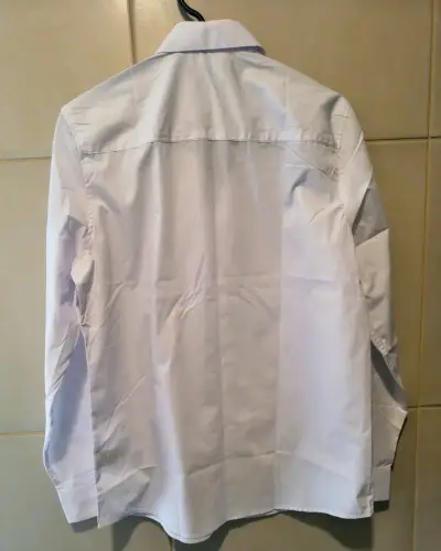 Camisa Blanca Slim Fit Zibel para Hombre - miniatura 3