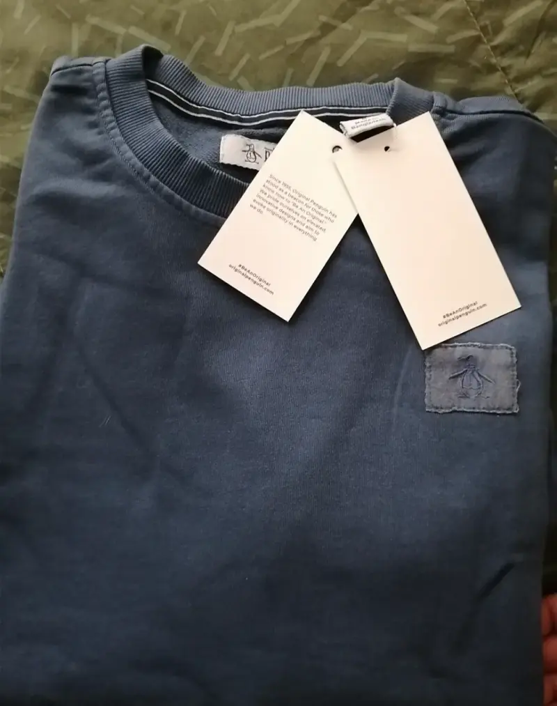 Polerón azul Original Penguin para hombre, nuevo - 1