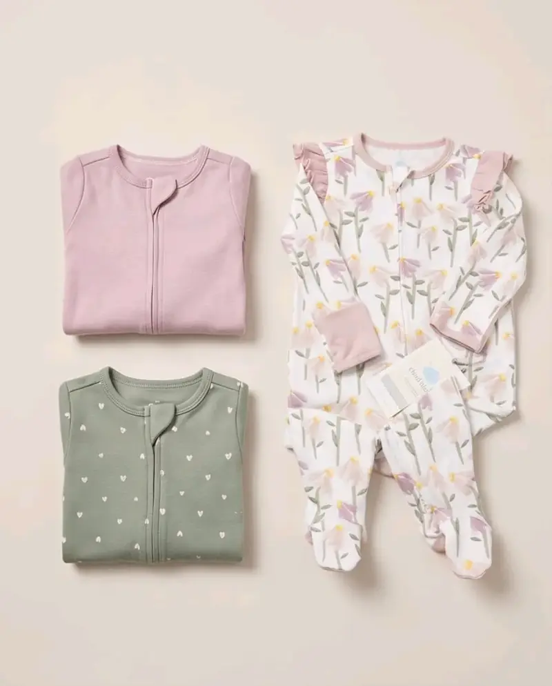 Set de pijamas para bebé Cloud Island con diseños variados - 1
