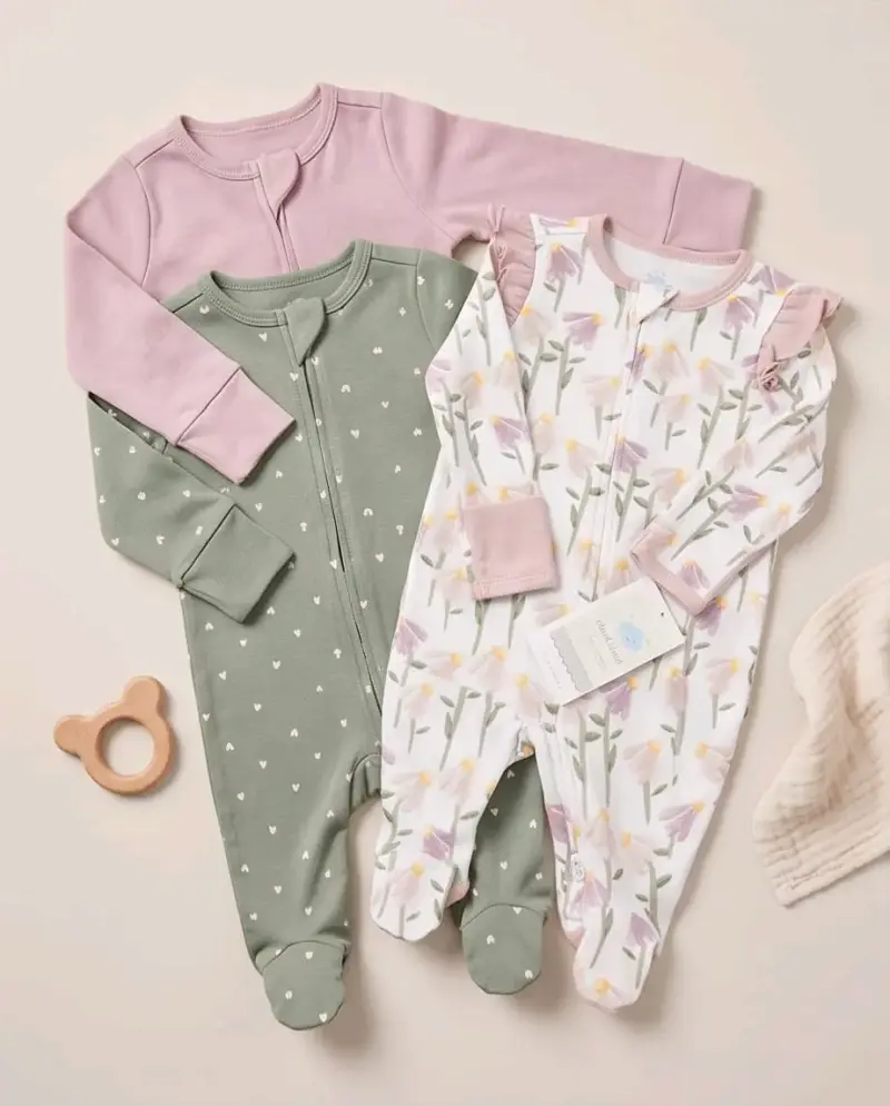 Set de pijamas para bebé Cloud Island con diseños variados - 2