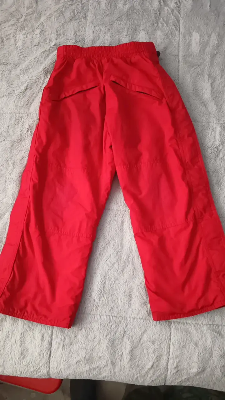 Pantalón de nieve para niños LL Kids rojo - 1