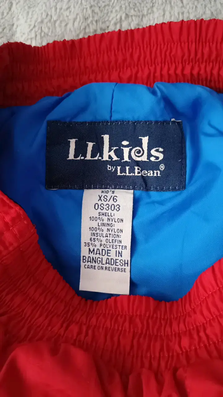 Pantalón de nieve para niños LL Kids rojo - 3