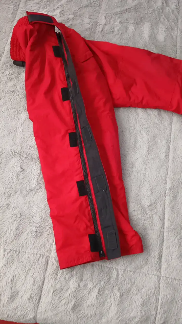 Pantalón de nieve para niños LL Kids rojo - 6