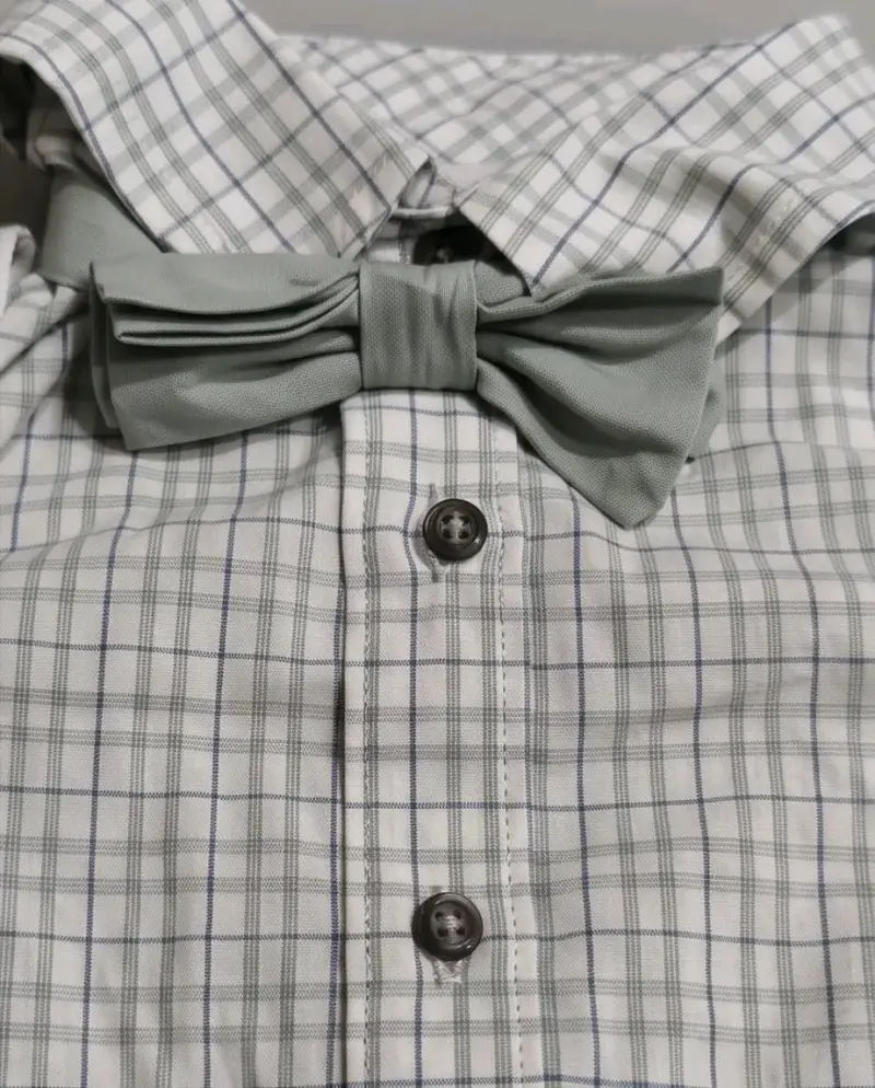 Conjunto de niño con tirantes y pajarita - 3