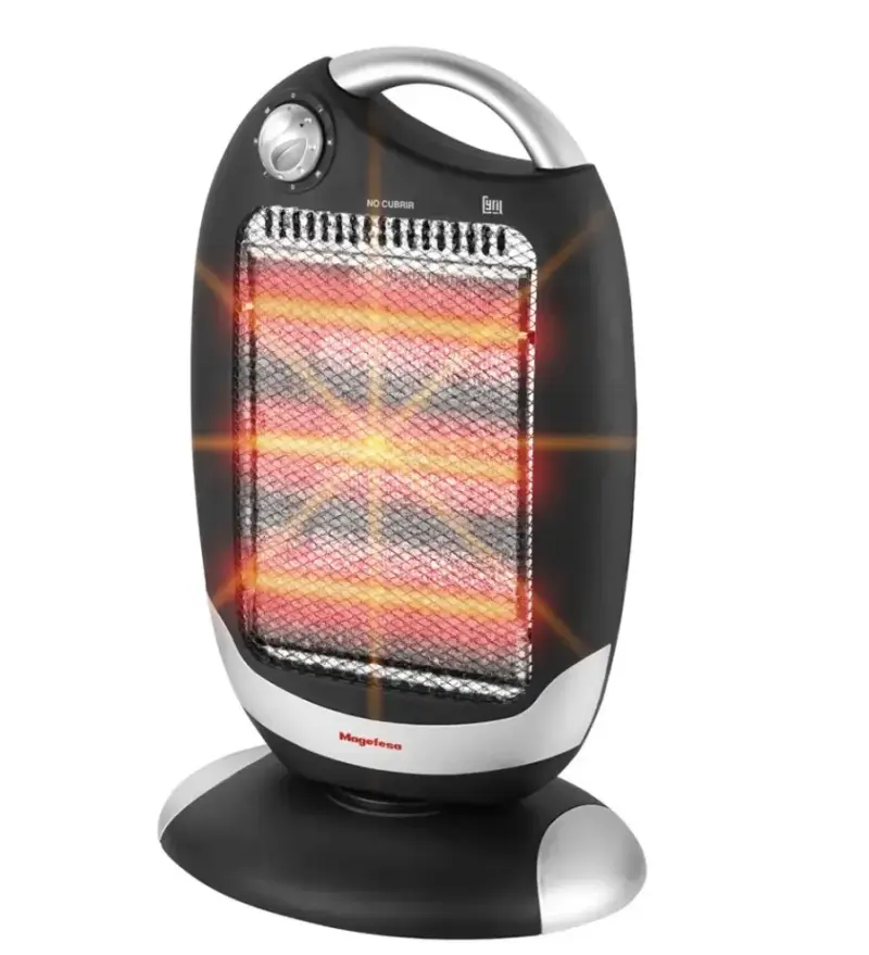 Estufa electrica 1000w, giratoria, nueva , compact - 4
