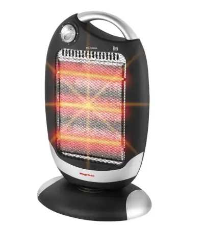 Estufa electrica 1000w, giratoria, nueva , compact - miniatura 4