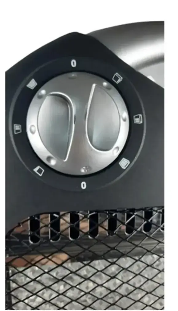 Estufa electrica 1000w, giratoria, nueva , compact - 5