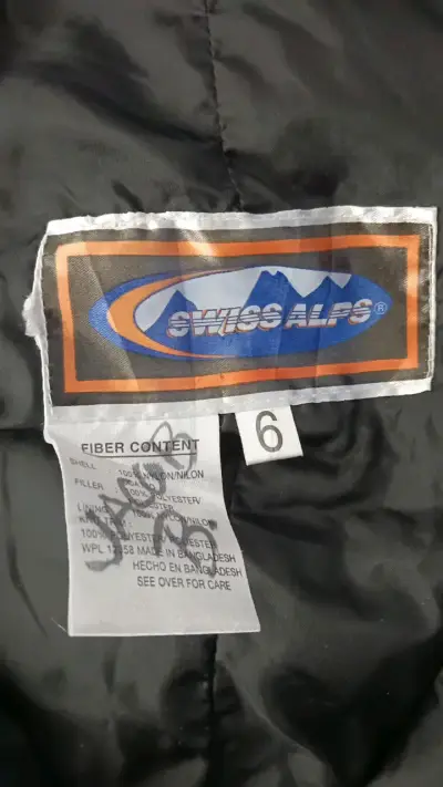 Pantalón de nieve Swiss Alps negros talla 6 - miniatura 4