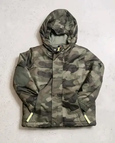 Chaqueta camuflaje para niños con capucha - miniatura 1