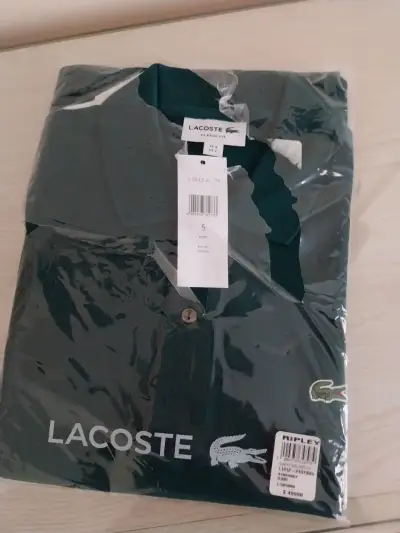 Polera Polo Verde Lacoste Hombre - miniatura 3