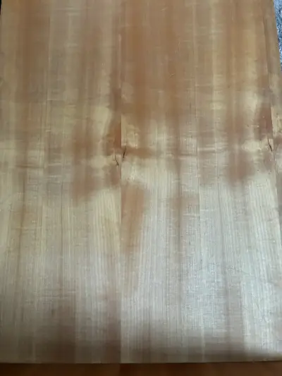 Mesa de centro de vidrio y madera maciza - miniatura 5