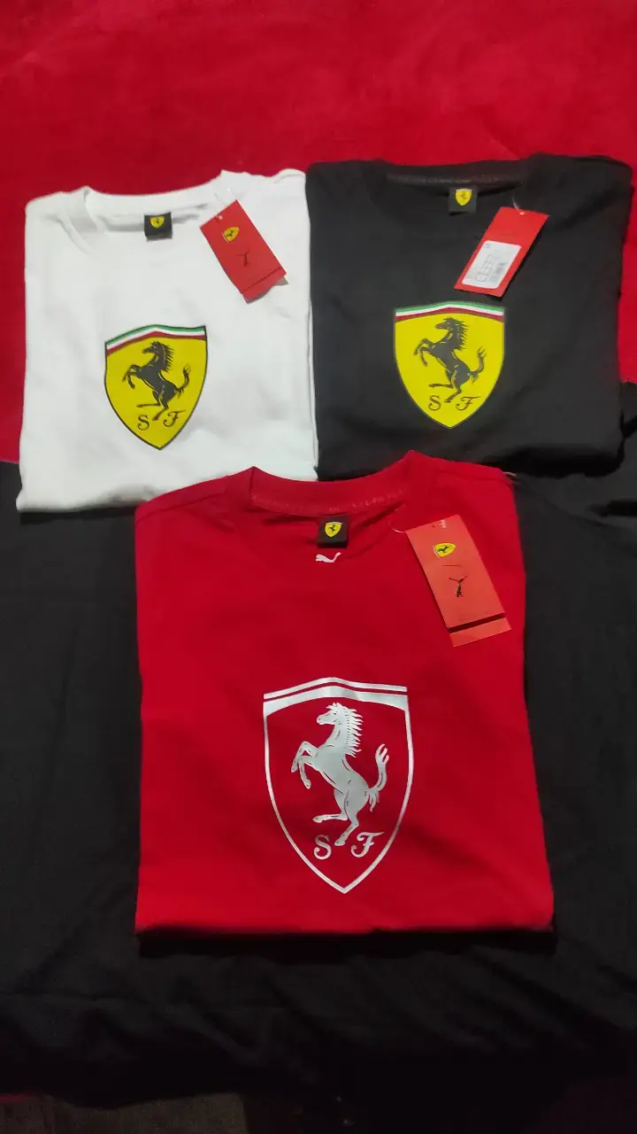 Poleras Ferrari para hombre en varios colores - 4
