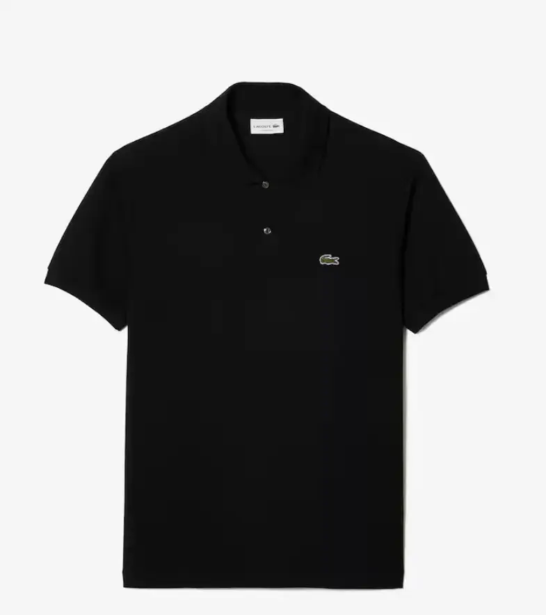 Polera Polo Negra Lacoste Classic Fit, L - 2