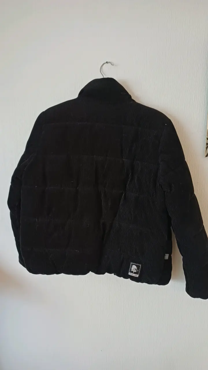 Chaqueta de pana negra Wild Lama orgánica - 3
