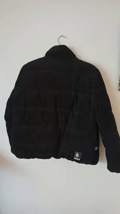 Chaqueta de pana negra Wild Lama orgánica - miniatura 3