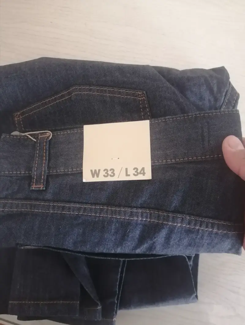 Jeans de hombre Lacoste azul oscuro, Nuevo - 4