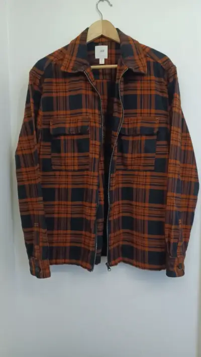 Chaqueta de franela a cuadros H&M - miniatura 1