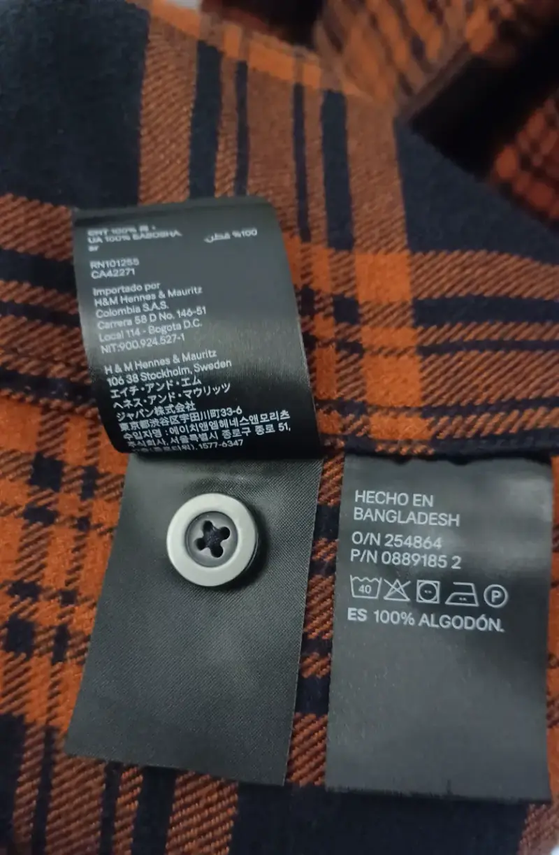 Chaqueta de franela a cuadros H&M - 3