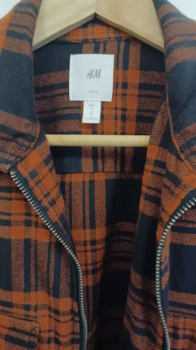 Chaqueta de franela a cuadros H&M - miniatura 4