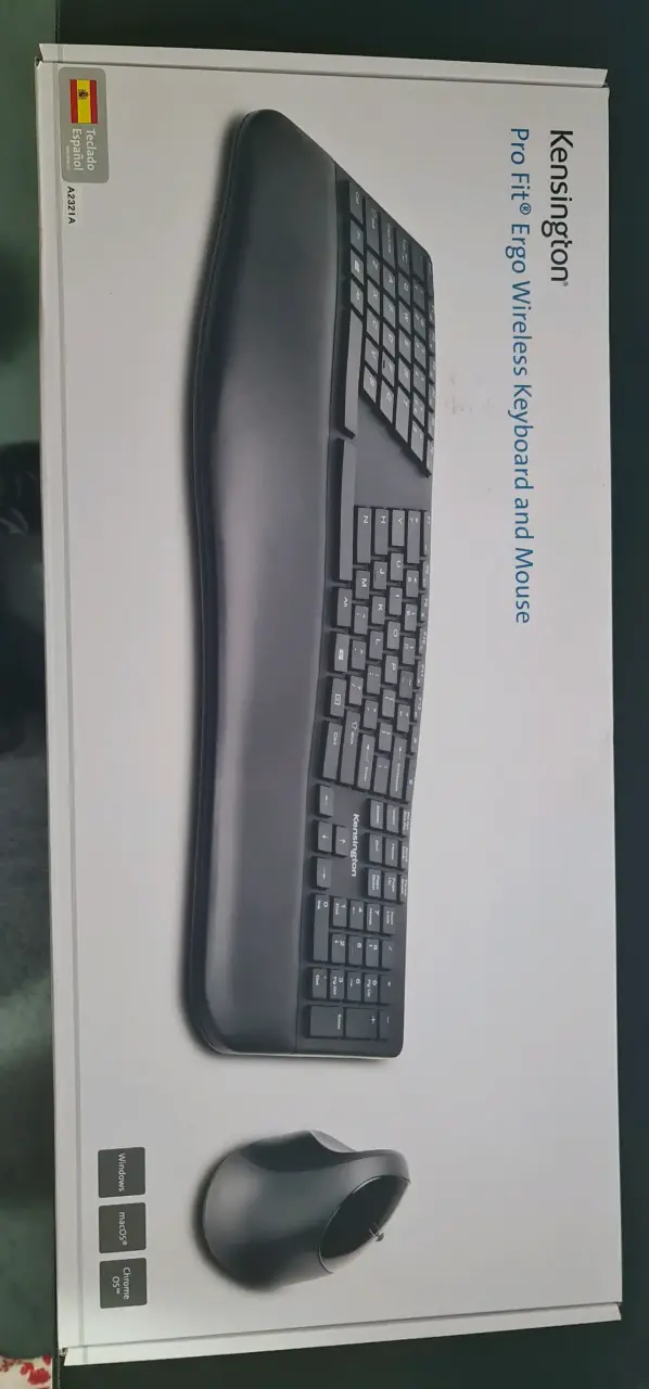 Teclado y mouse inalámbrico Kensington Pro Fit Erg - 1