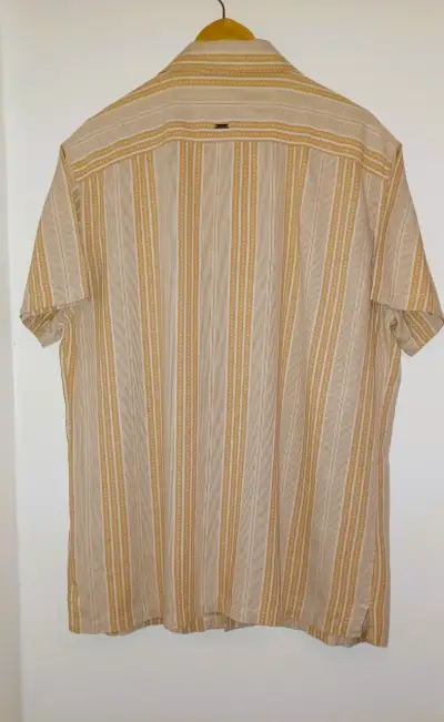Camisa de rayas beige para hombre - miniatura 5
