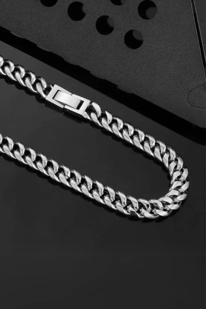 Cadena de Acero Inoxidable 8MM Original - 1
