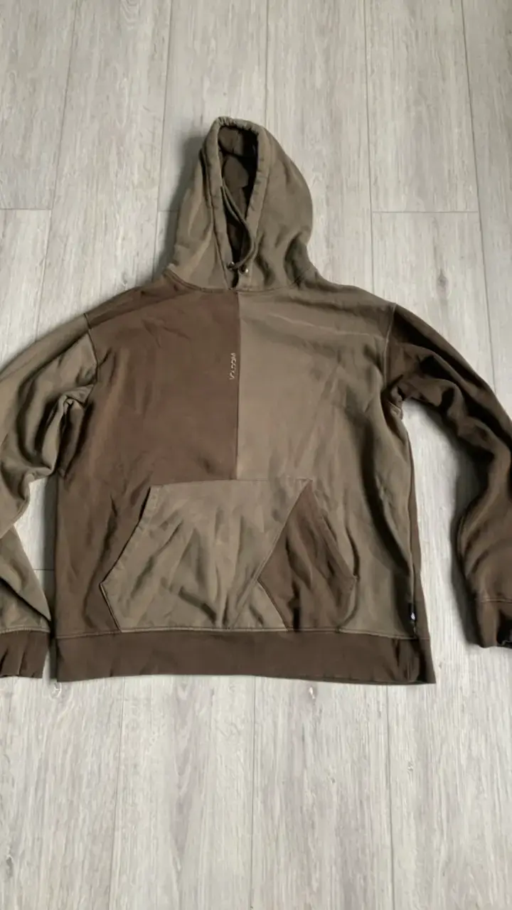 Polerón con capucha Volcom marrón para hombre - 1