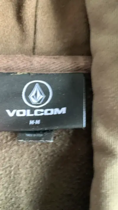Polerón con capucha Volcom marrón para hombre - miniatura 2