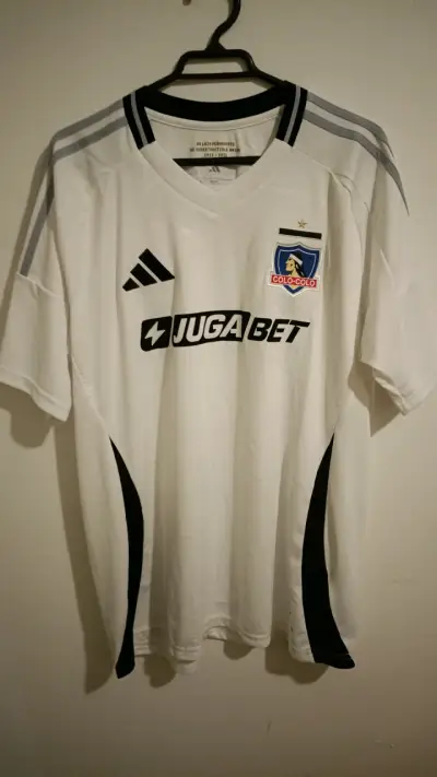 Camiseta Colo-Colo 2025 Adidas Blanca - miniatura 1