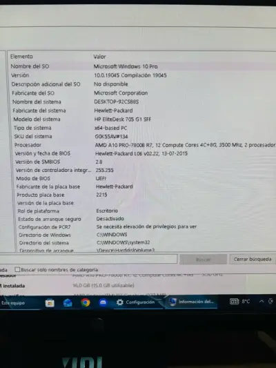 Computador HP EliteDesk compacto en buen estado - miniatura 5