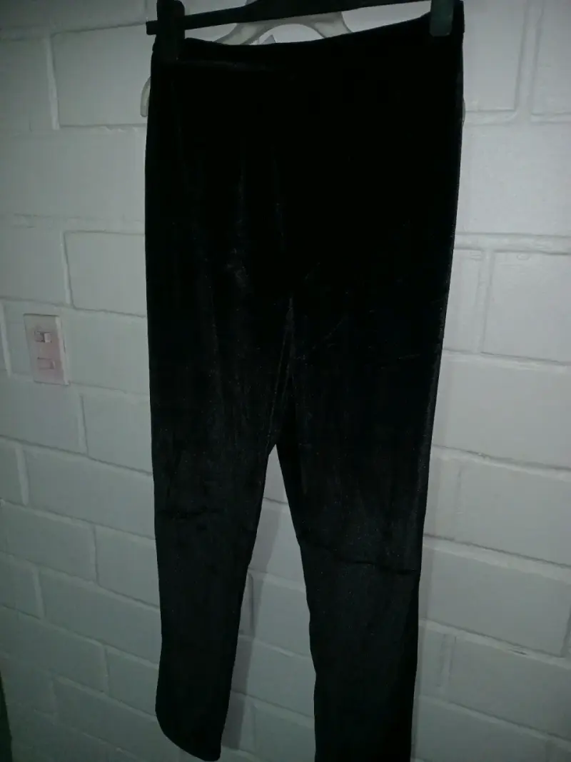 Pantalones de mujer en verde y negro talla XL - 5