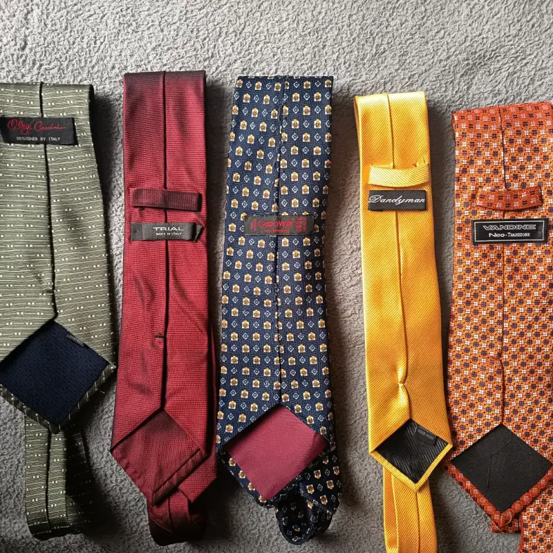 Lote de corbatas de seda para hombre en varios colores - 4