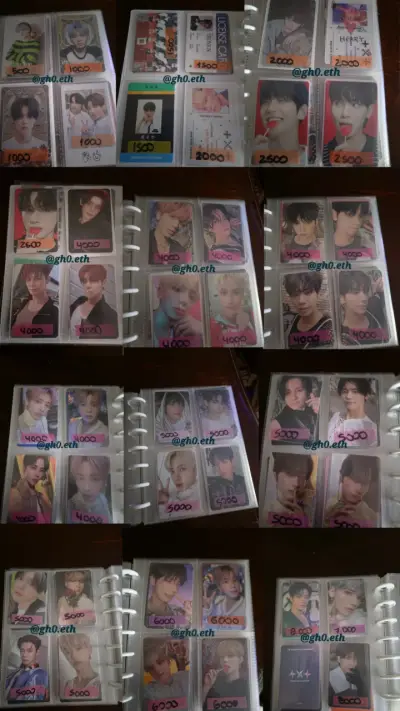 Photocards de txt, enhypen,xlov, mammoo y ateez - miniatura 1