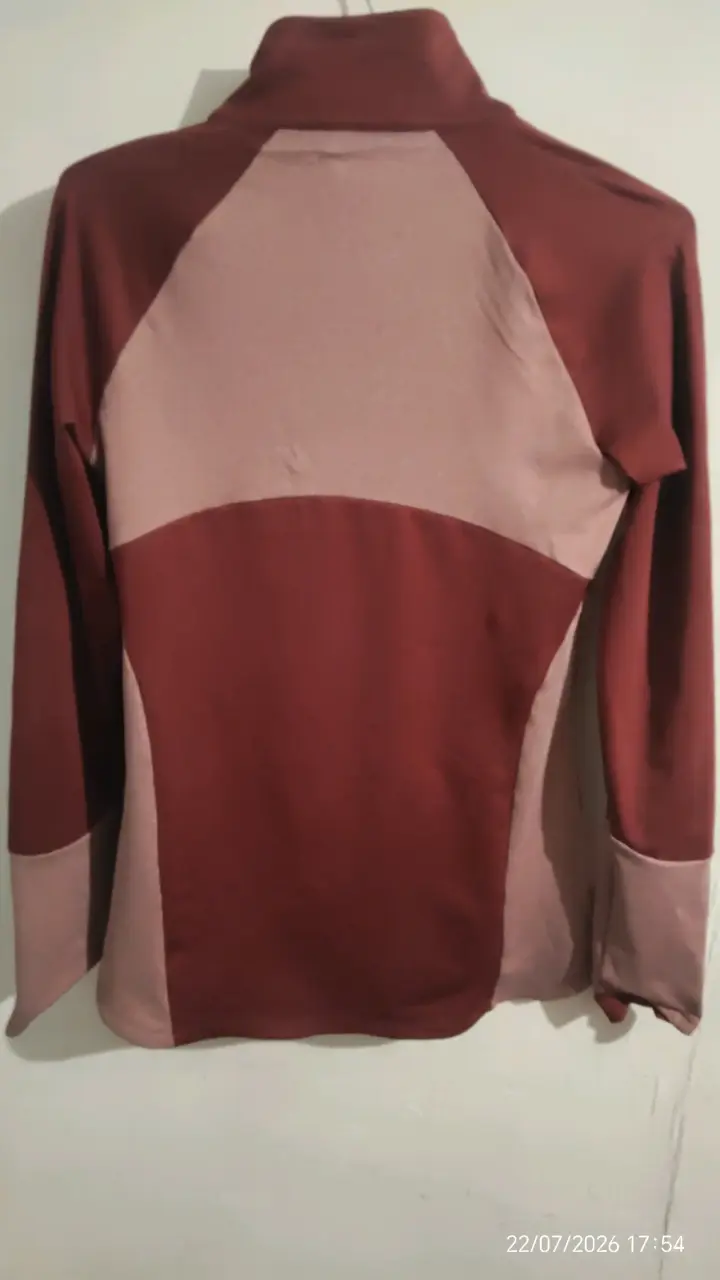 Polerón deportivo Under Armour ColdGear burdeos - 2