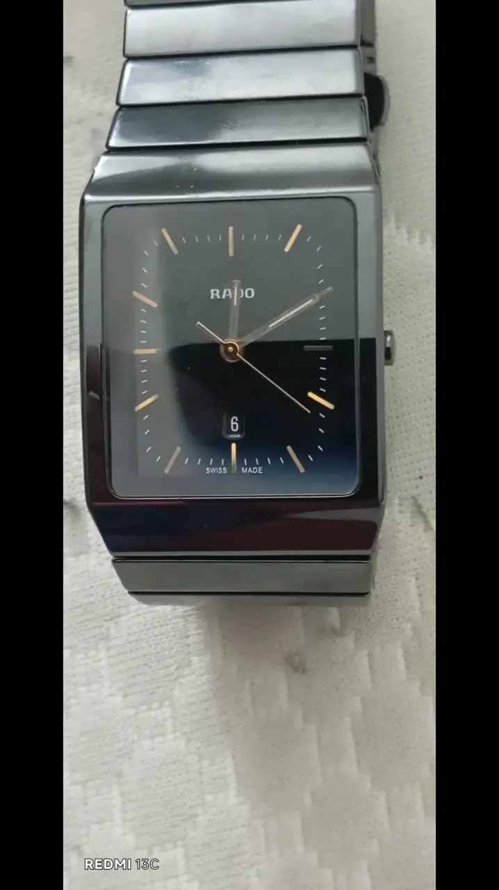 Reloj Rado Cerámico Negro Suizo - 3