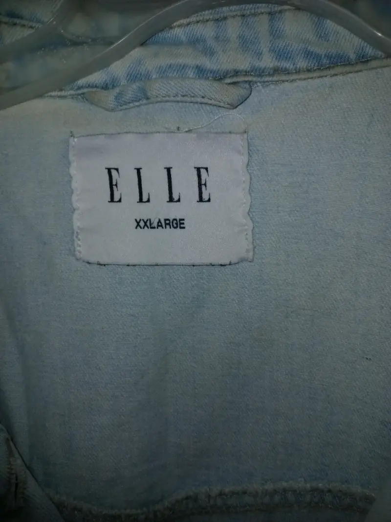 Chaqueta de mezclilla Elle XXL - 3