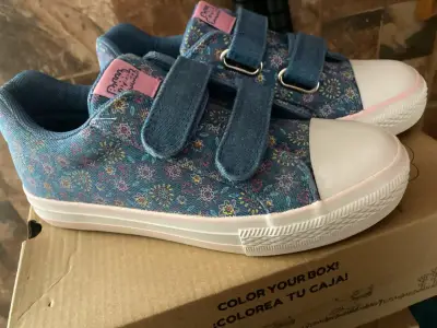 Zapatillas infantiles floral - miniatura 1