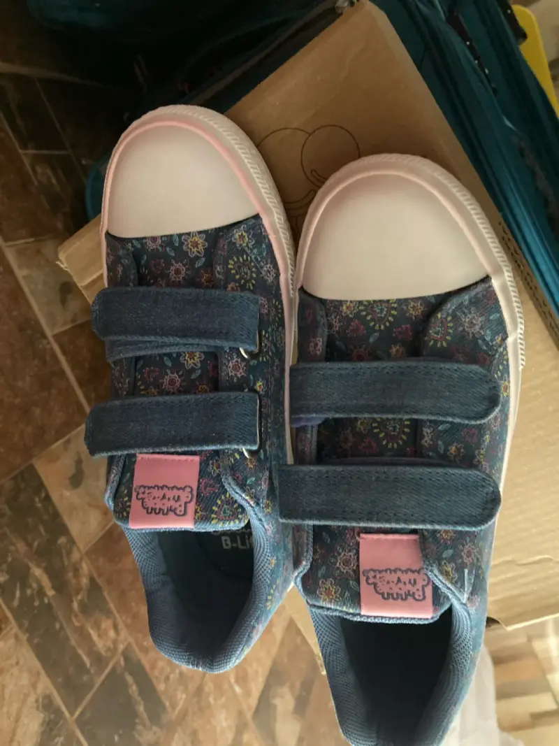 Zapatillas infantiles floral - 2
