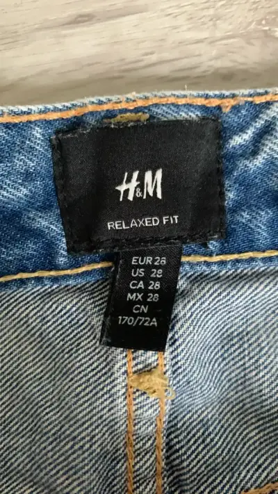 Shorts de mezclilla H&M Relaxed Fit - miniatura 2