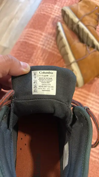 Botas de senderismo Columbia verdes para hombre - miniatura 2