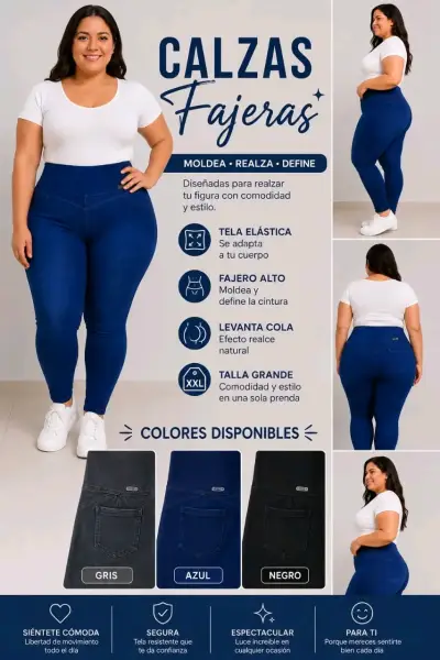 Calzas fajas moldeadoras XL y 2XL - miniatura 3