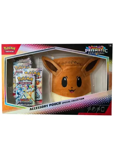 Set de colección Pokémon Prismatic Evolutions con estuche Eevee - miniatura 1