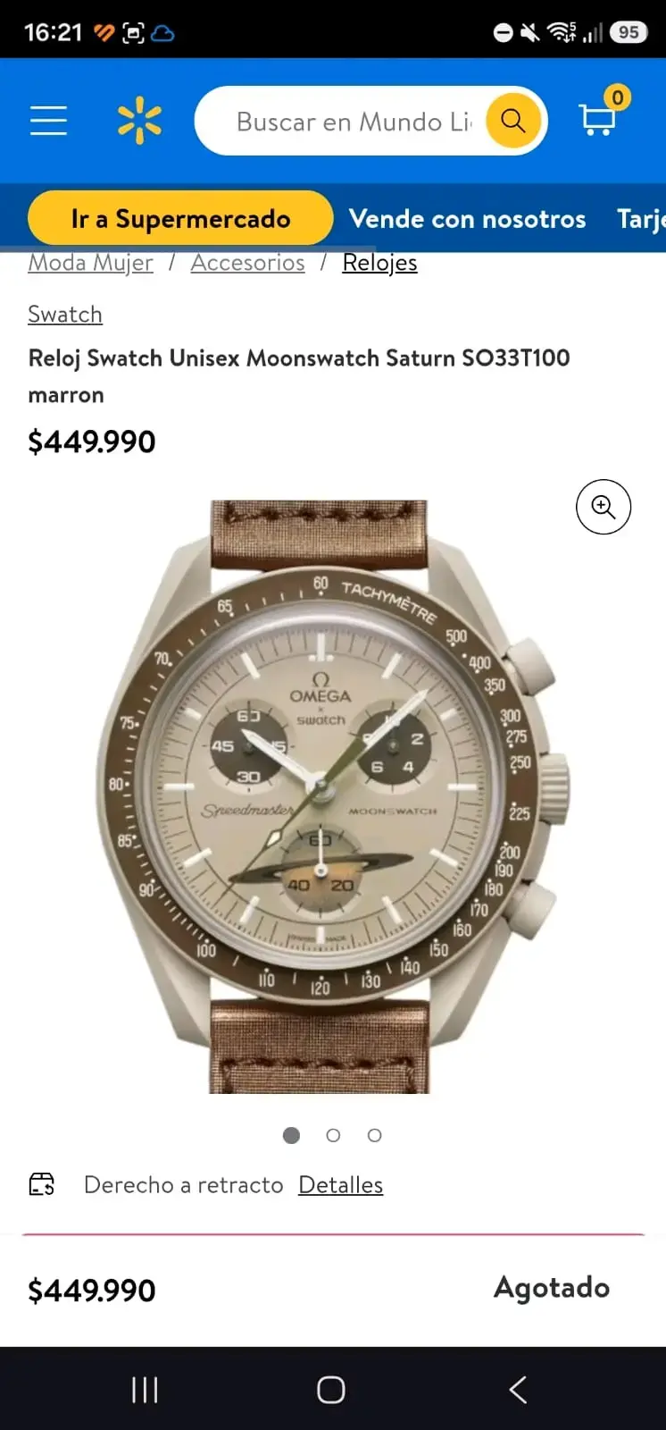 Reloj Omega Swatch Speedmaster Mission to Moon - 5