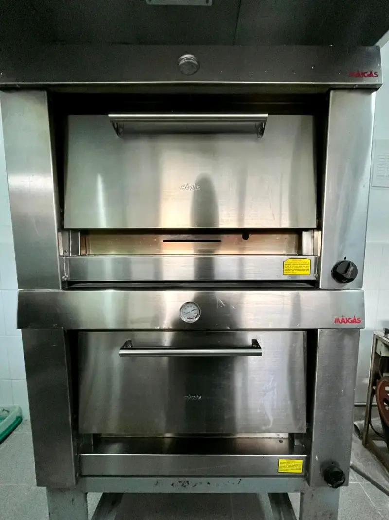 Horno industrial doble Maigas en acero inoxidable - 1